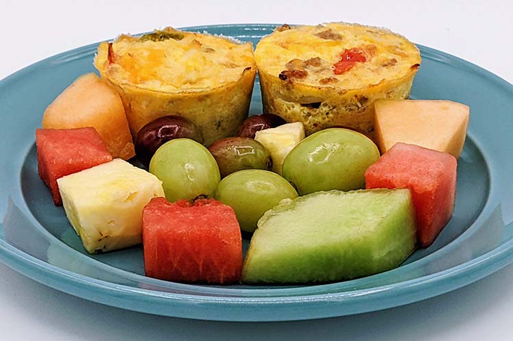 Sausage and Egg Breakfast Muffin, a freshly prepared breakfast delivered in Chicagoland by Meal Village