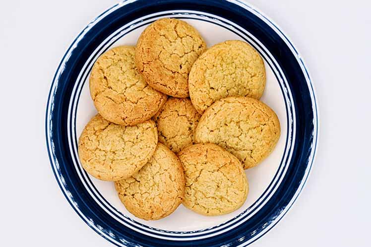 Soft and chewy sugar cookies made with fresh ingredients.