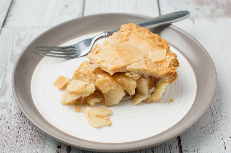 Classic apple pie with a flaky golden crust and lightly spiced apple filling from Meal Village.